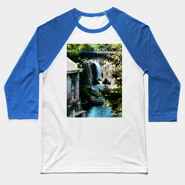 Paterson NJ - Paterson Falls Baseball T-Shirt by SusanSavad